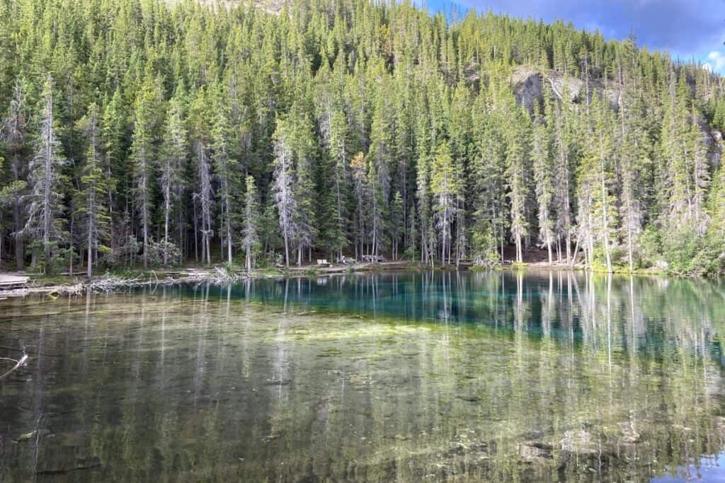 Grassi lakes in summer living in canmore alberta