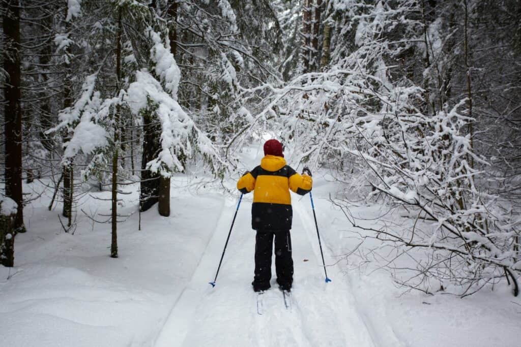 Cross country skiing canmore nordic centre things to do in canmore at night